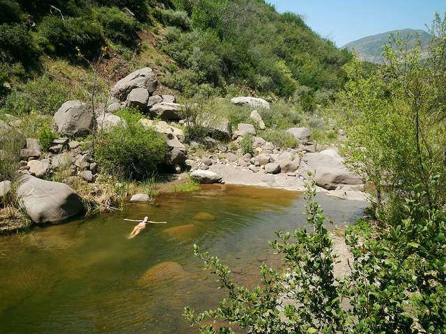 Tar Creek, Sespe Wilderness, Ventura County, Southern California