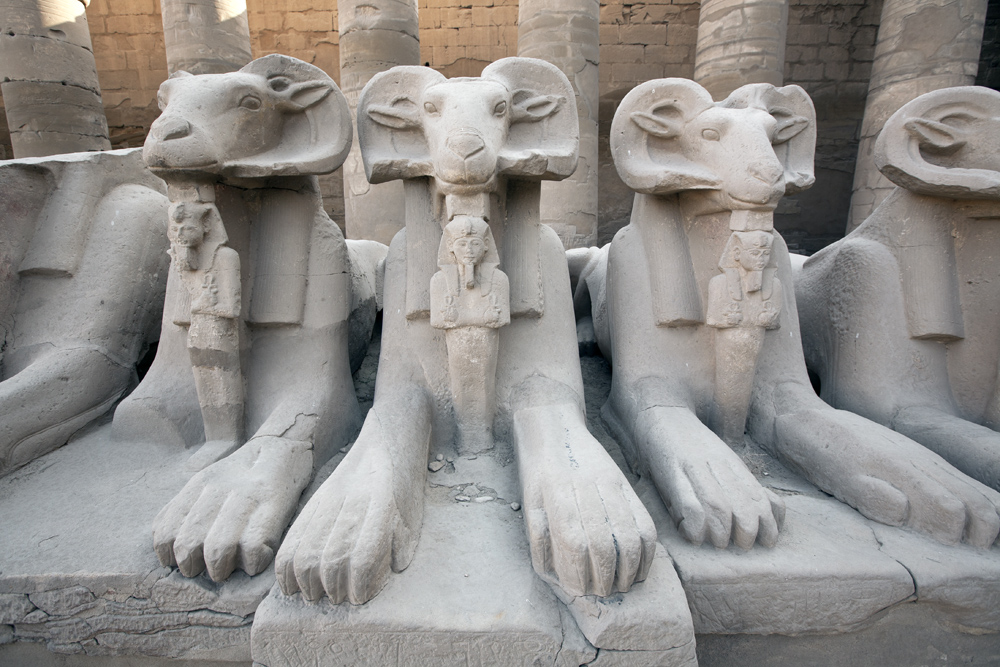 Cryosphinx, Temple of Karnak