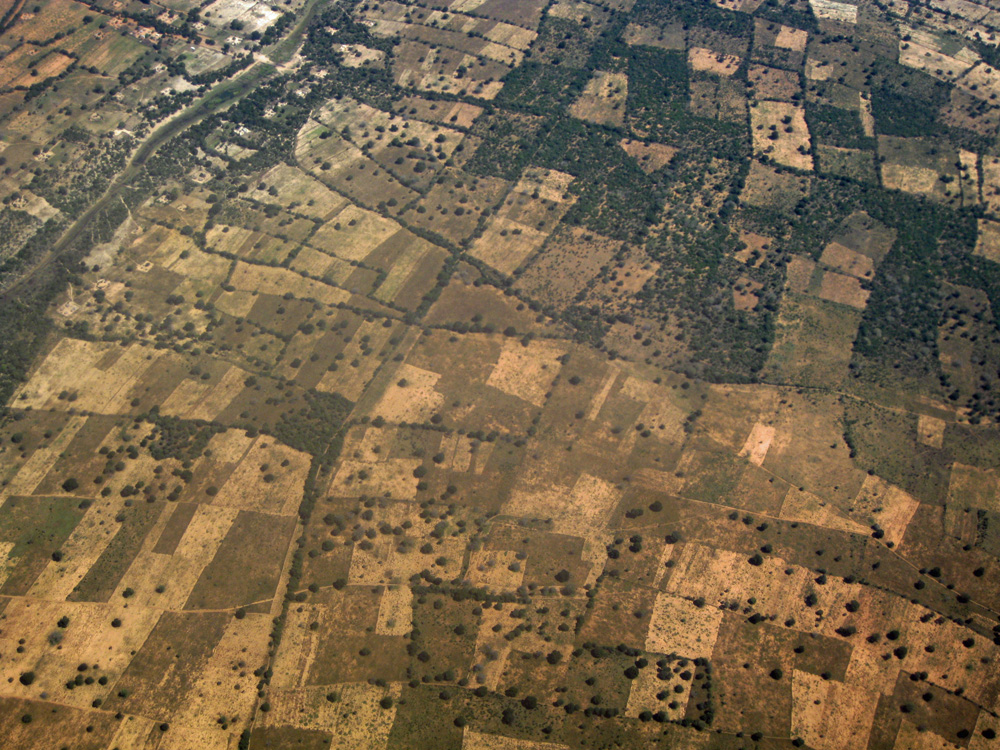 Aerial View of Livingstone, Zambia