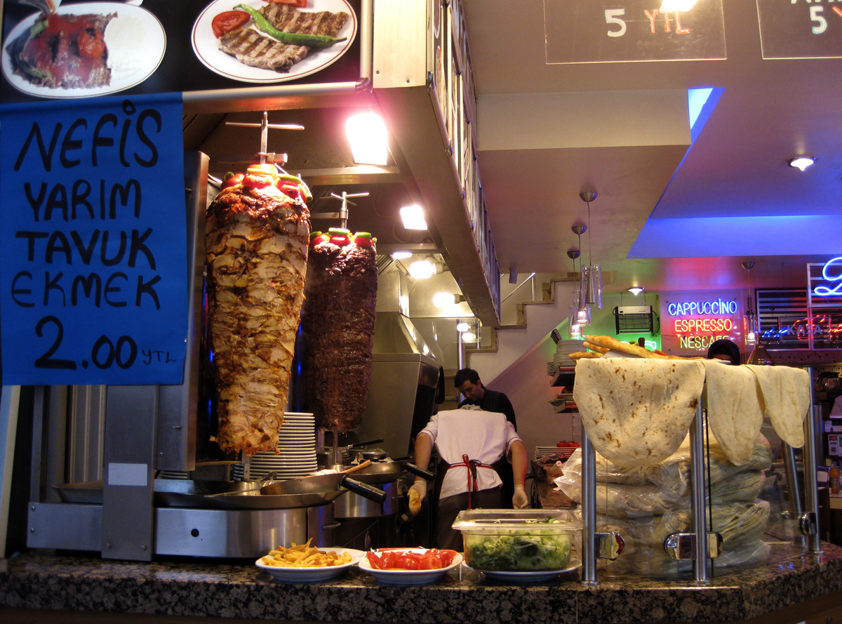 Doner Kebab, Istanbul, Turkey