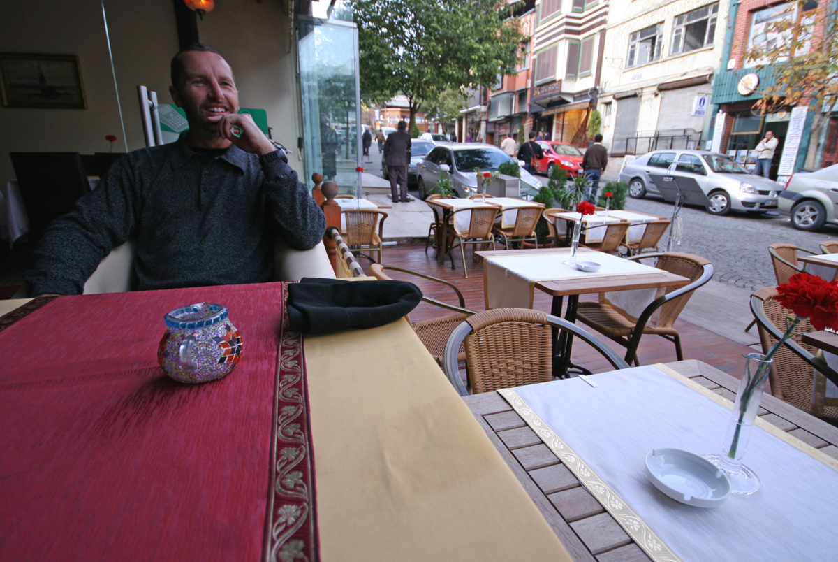 Sterling eating, Istanbul, Turkey